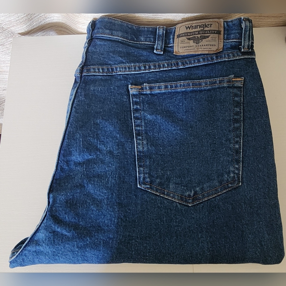 Wrangler Men's Blue Jeans - Picture 10 of 16